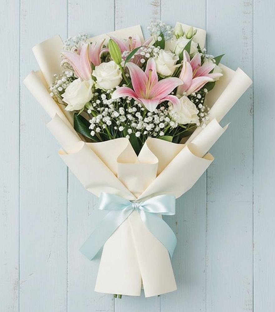 Букет Лилии в Майский Тульская область Букет цветов из: Лилии в Майский Тульская область