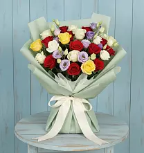 Букет Модная красотка в Майский Тульская область Букет цветов из:  Розы в Майский Тульская область