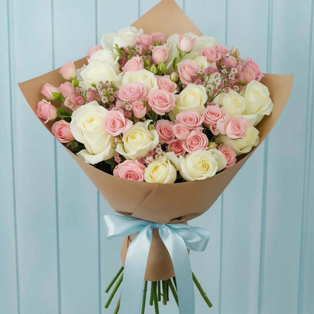 Букет цветов из: Розы в Майский Тульская область