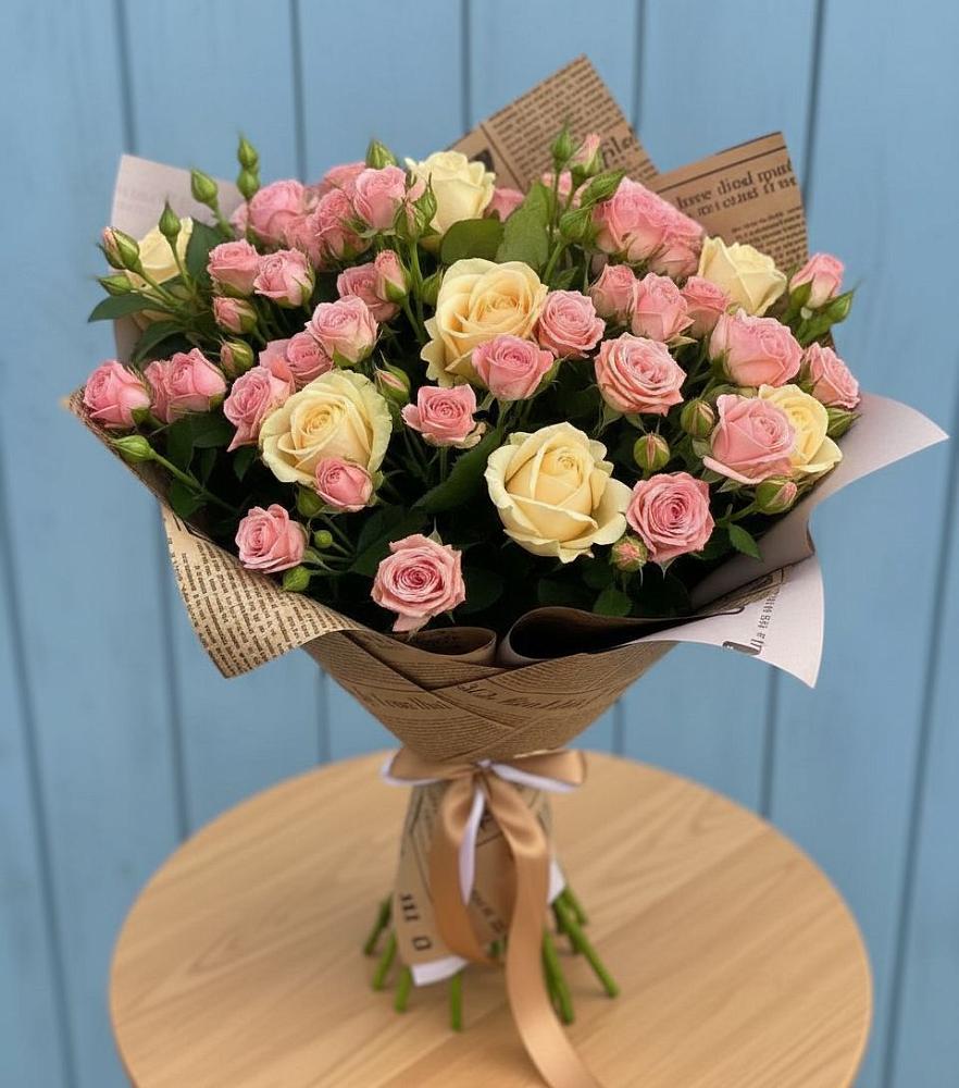 Букет варенье из роз в Майский Тульская область Букет цветов из: Розы в Майский Тульская область