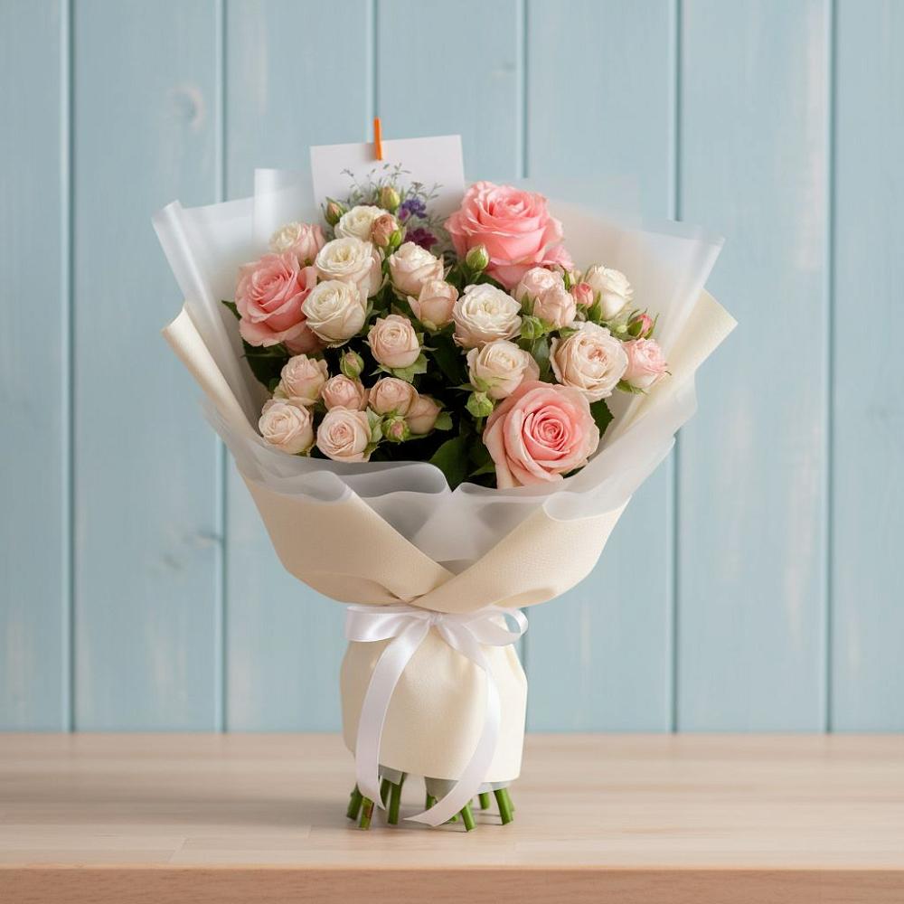 Букет цветов из: Розы в Майский Тульская область