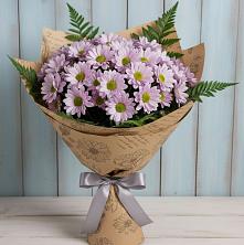 Букет соблазн в Майский Тульская область Букет цветов из:  Хризантемы в Майский Тульская область