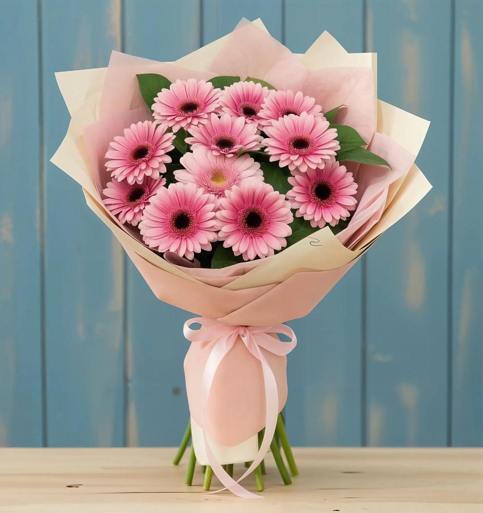 Букет пурпурно-розовый в Майский Тульская область Букет цветов из: Герберы в Майский Тульская область