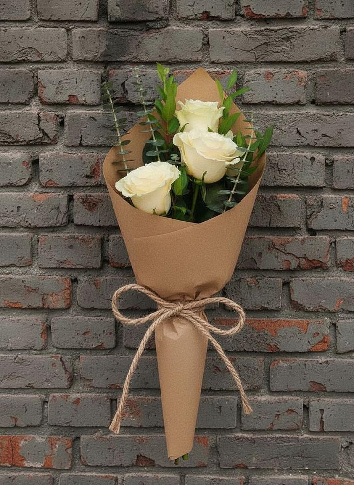 Букет из 3 роз в Майский Тульская область Букет цветов из: Розы в Майский Тульская область