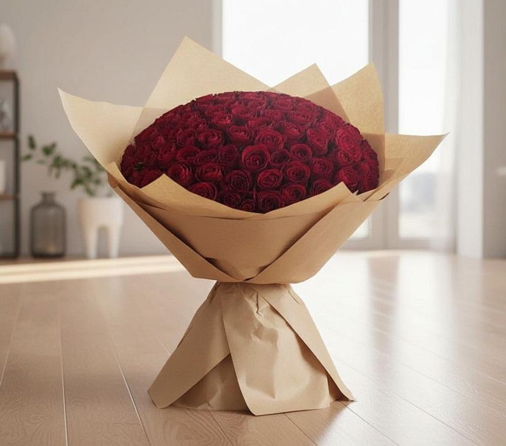 101 Красная роза в Майский Тульская область Букет 101 Красная роза в Майский Тульская область