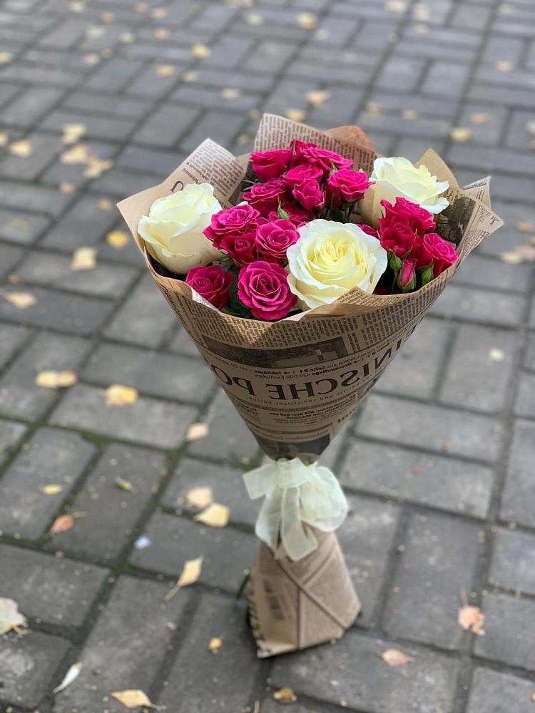 Букет цветов из: Розы в Майский Тульская область