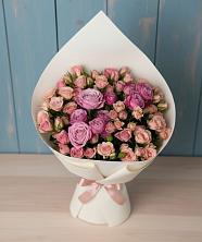 Букет Нежная розовость в Майский Тульская область Букет цветов из:  Розы в Майский Тульская область